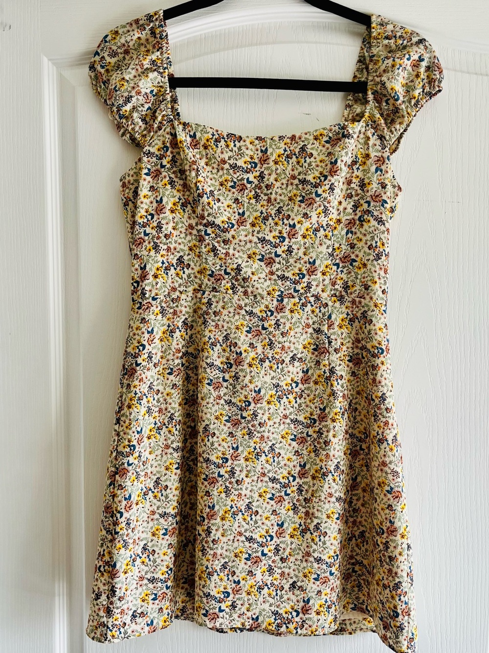 French Connection Erin Floral Smocked Mini Dress | Size 6